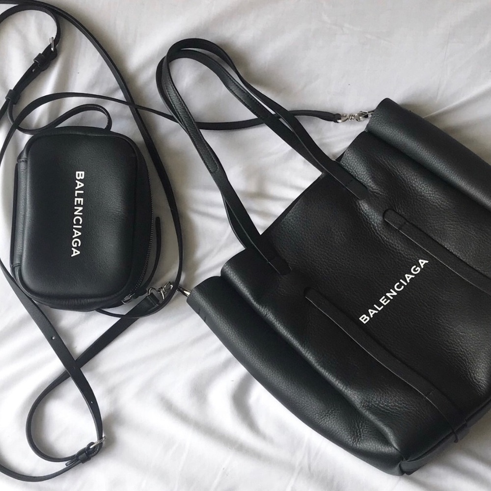 Balenciaga “Camera” Bag & Everyday Balenciaga Tote